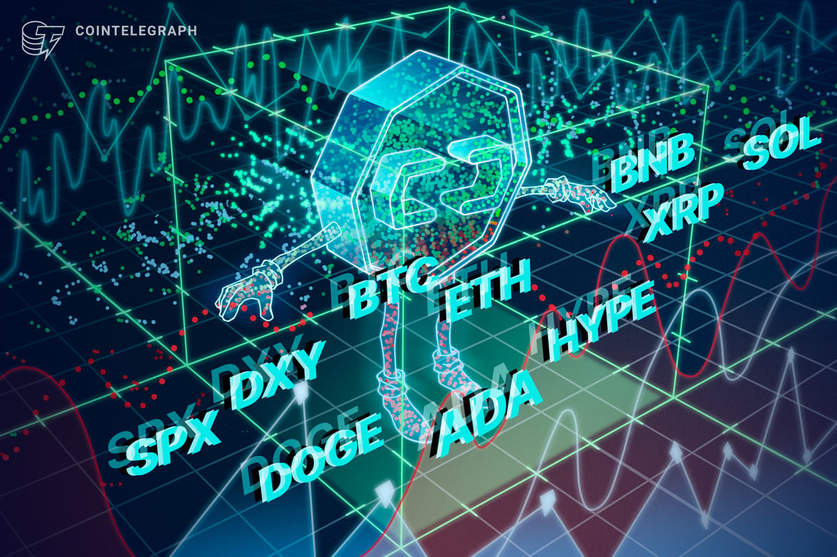Price Prediction for SPX, DXY, BTC, ETH, BNB, XRP, SOL, DOGE, HYPE, ADA